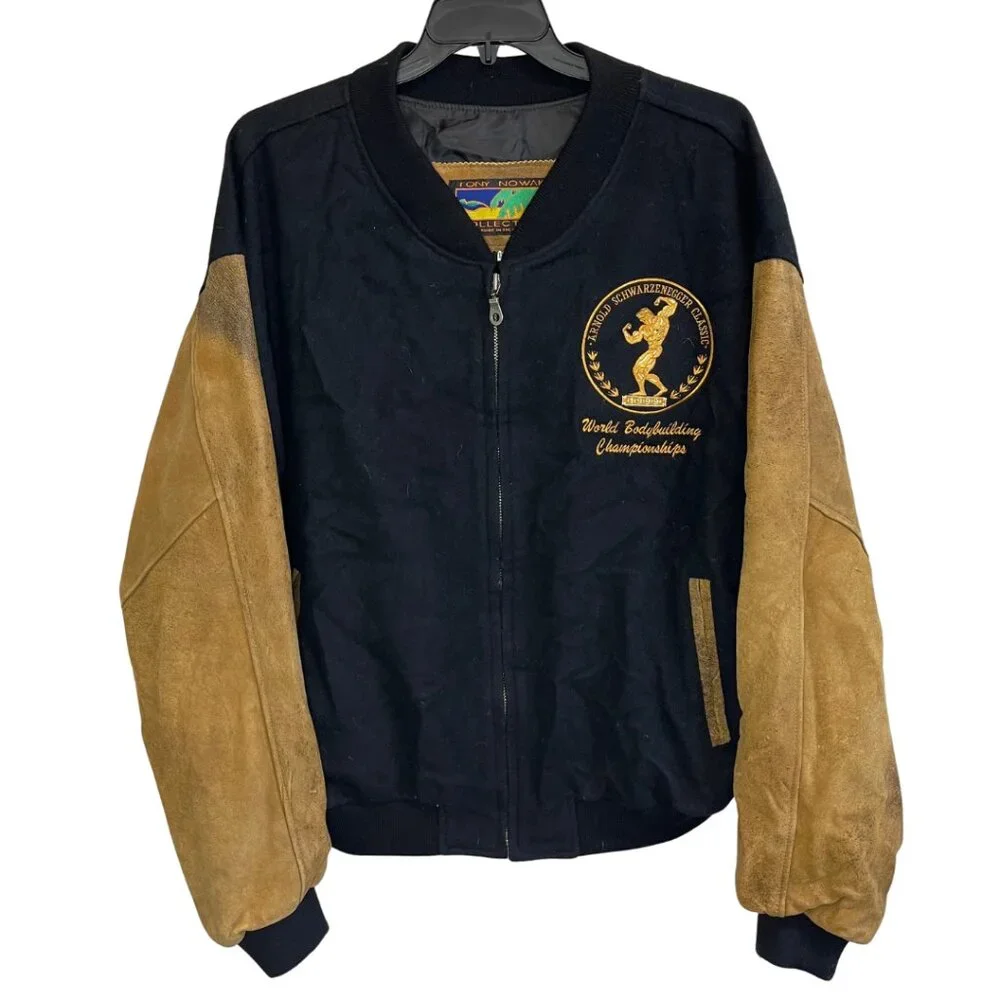Vintage 1999 Arnold Schwarzenegger Classic World Body Building Jacket XXXL